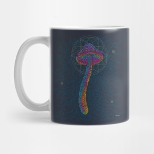 Sacred Mushroom Flow Field Mug